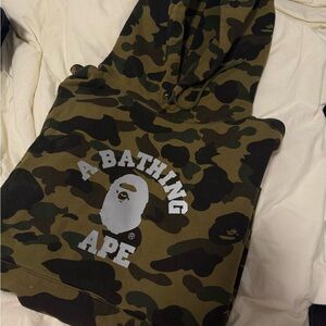 Authentic 100% 
ABC CAMO BY BATHING APE PULLOVER HOODIE MENS